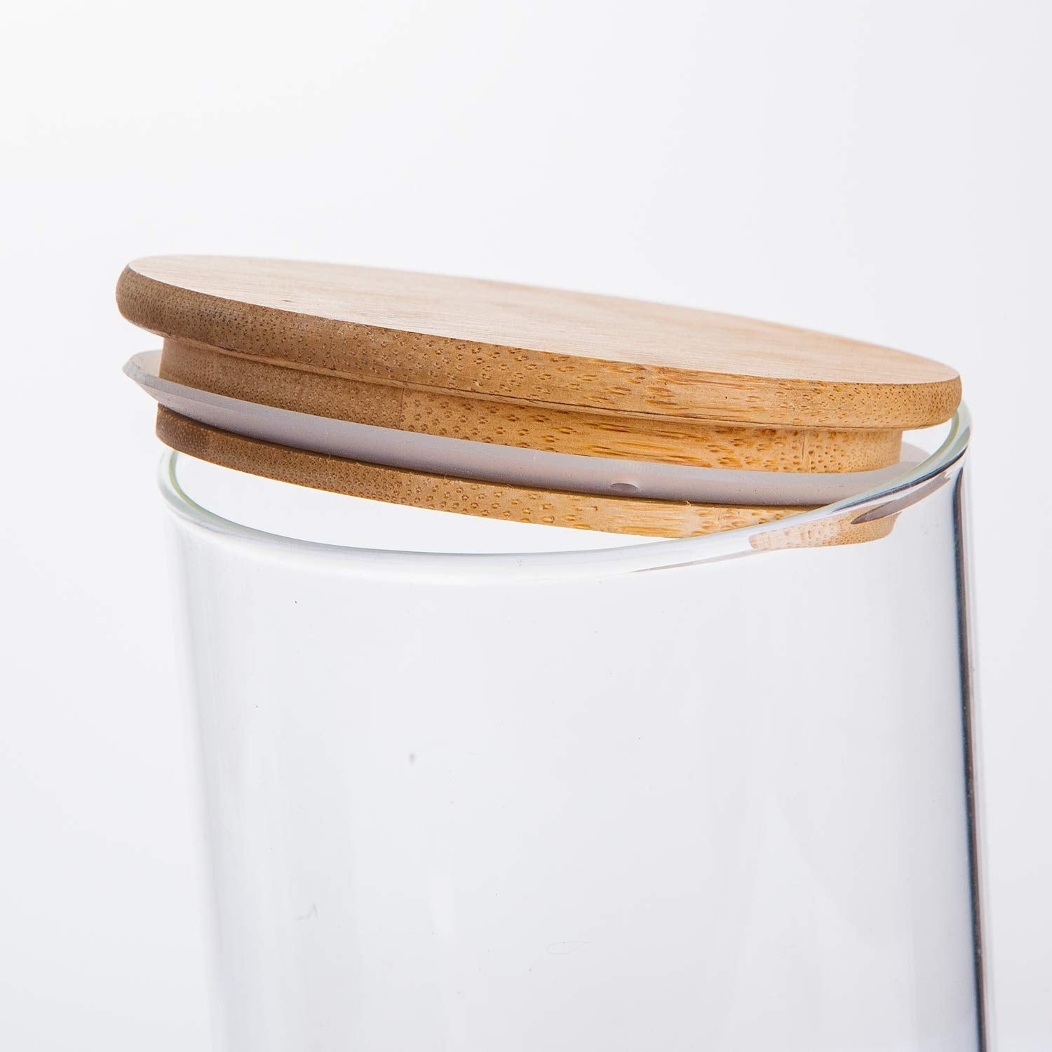 Glass Storage Containers with Bamboo Lid