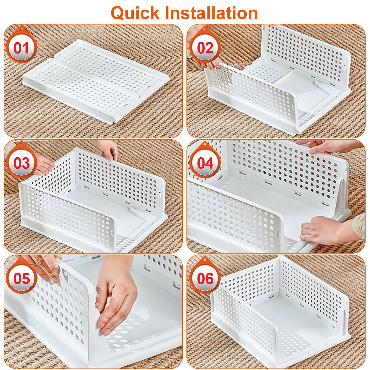 Stackable Storage Boxes