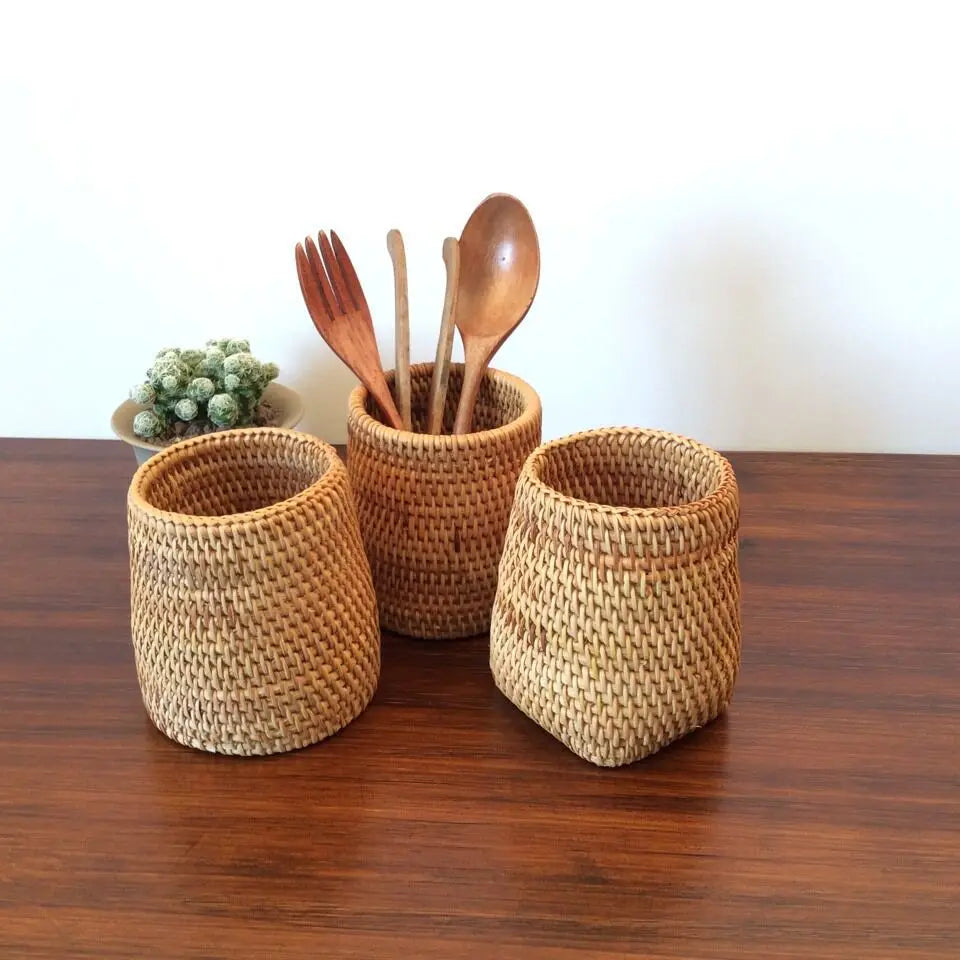 Household Rattan Organizer